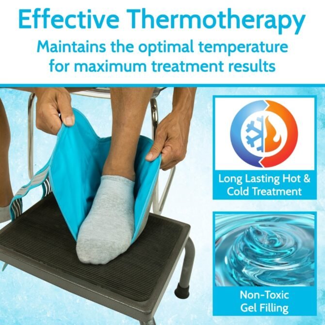 Dual Strap Ankle Hot and Cold Pack - Image 3
