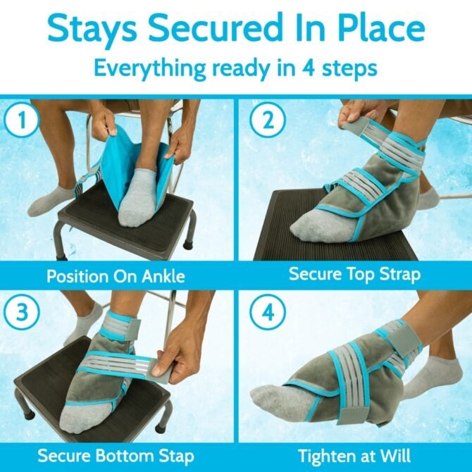 Dual Strap Ankle Hot and Cold Pack - Image 5