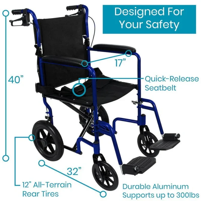 Transport Wheelchair - Image 7