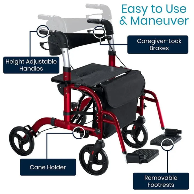 Wheelchair Rollator - Image 2